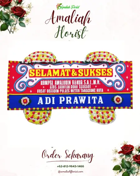 Papan Bunga Ucapan Selamat Tirto